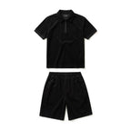 Signature Corduroy Overall in Black Colorway