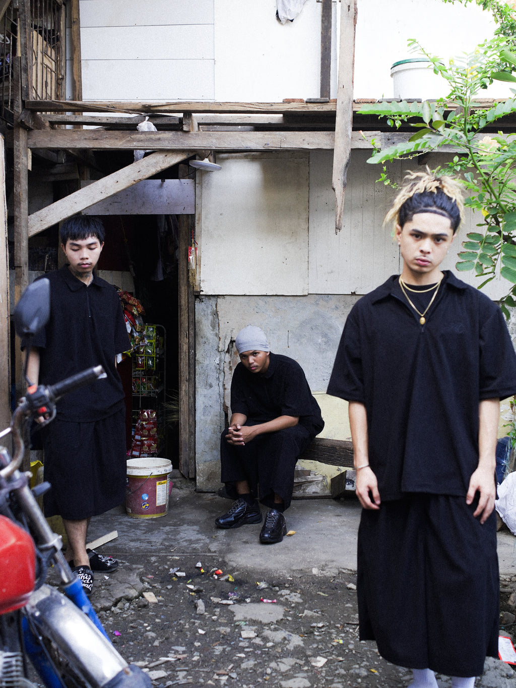Signature Corduroy Overall in Black Colorway
