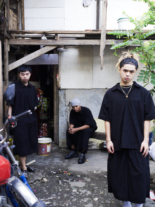 Signature Corduroy Overall in Black Colorway